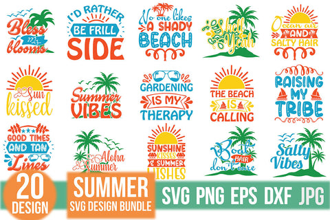 Summer svg design bundle SVG Rupkotha 