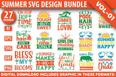 Summer Svg Design Bundle SVG Rupkotha 