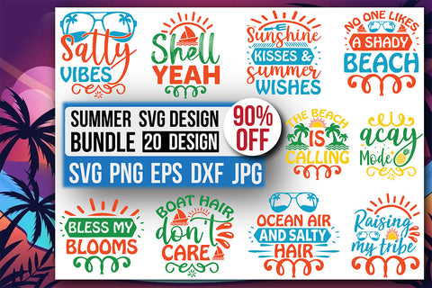Summer SVG Design Bundle SVG Rupkotha 