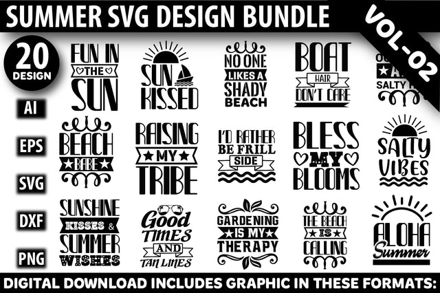 Summer Svg Design Bundle SVG Rupkotha 