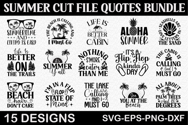 Summer SVG Design Bundle SVG SH_Tee store 