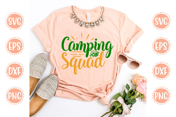 Summer Svg Design Camping Squad SVG SH_Tee store 