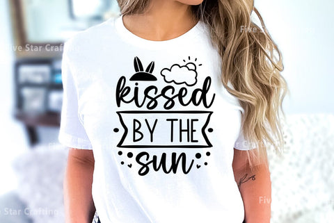 Summer SVG Design, Kissed by the sun SVG FiveStarCrafting 