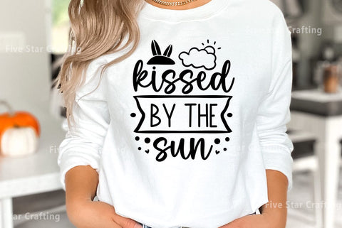 Summer SVG Design, Kissed by the sun SVG FiveStarCrafting 