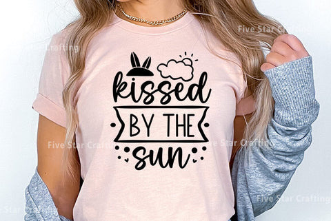 Summer SVG Design, Kissed by the sun SVG FiveStarCrafting 