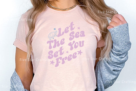 Summer SVG Design, Let The Sea Set You Free SVG FiveStarCrafting 