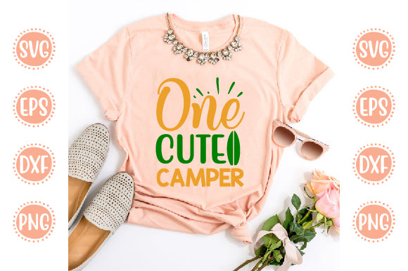 Summer Svg Design One Cute Camper SVG SH_Tee store 