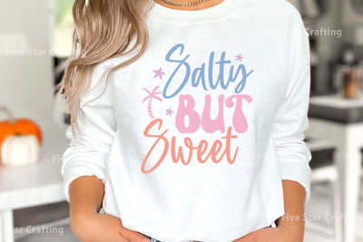 Summer SVG Design, Salty But Sweet SVG FiveStarCrafting 