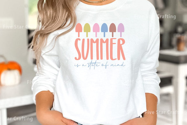 Summer SVG Design, Summer Is A State Of Mind SVG FiveStarCrafting 