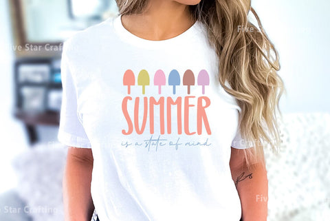 Summer SVG Design, Summer Is A State Of Mind SVG FiveStarCrafting 