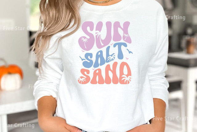 Summer SVG Design, Sun Salt Sand SVG FiveStarCrafting 
