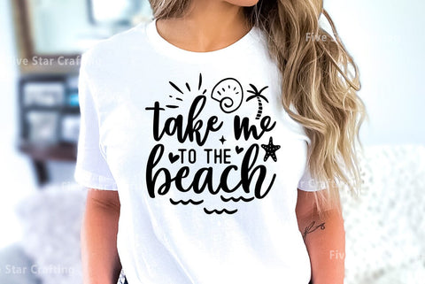 Summer SVG Design, Take me to the beach SVG FiveStarCrafting 