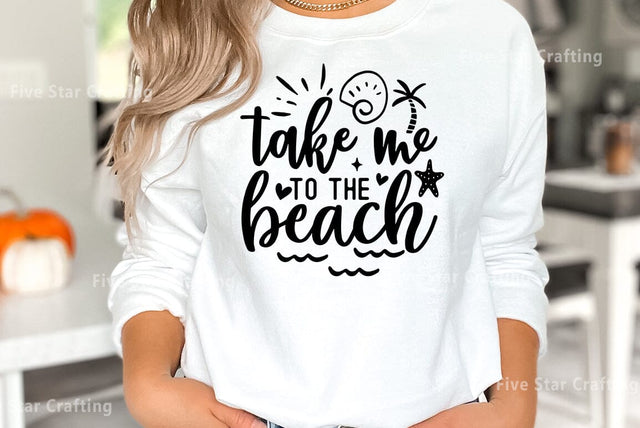 Summer SVG Design, Take me to the beach SVG FiveStarCrafting 