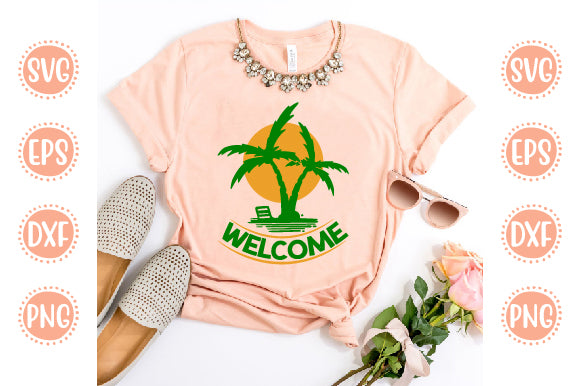 Summer Svg Design Welcome SVG SH_Tee store 