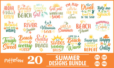 Summer SVG Designs Bundle SVG PatternFeed8 