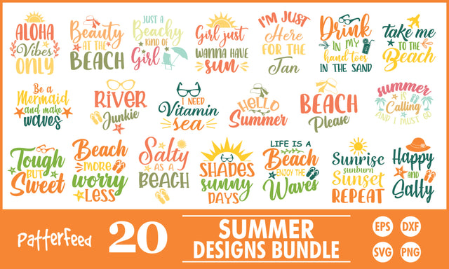 Summer SVG Designs Bundle SVG PatternFeed8 