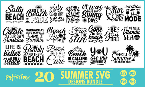 Summer SVG Designs Bundle SVG PatternFeed8 