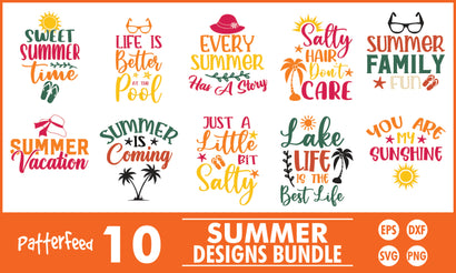 Summer SVG Designs Bundle SVG PatternFeed8 