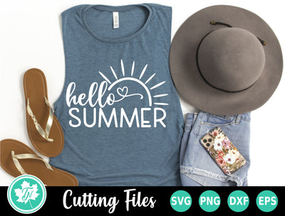 Summer SVG | Hello Summer SVG SVG TrueNorthImagesCA 
