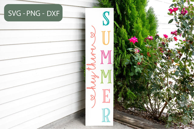 Summer SVG-Hey There Summer Porch Sign SVG SVG Linden Valley Designs 