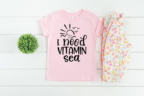 Summer SVG - I Need Vitamin Sea SVG Simply Cutz 