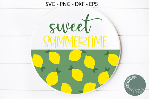 Summer SVG Round Sign Bundle-Round SVG Sign Bundle SVG Linden Valley Designs 