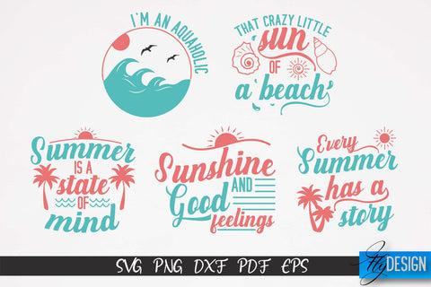 Summer SVG | Summer Quotes SVG Design | Sunny Days SVG v.1 SVG Fly Design 