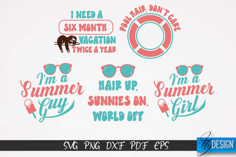 Summer SVG | Summer Quotes SVG Design | Sunny Days SVG v.1 SVG Fly Design 