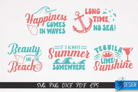 Summer SVG | Summer Quotes SVG Design | Sunny Days SVG v.1 SVG Fly Design 