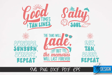 Summer SVG | Summer Quotes SVG Design | Sunny Days SVG v.2 SVG Fly Design 