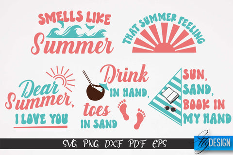 Summer SVG | Summer Quotes SVG Design | Sunny Days SVG v.2 SVG Fly Design 