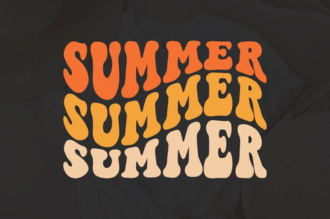 Summer Svg, Welcome summer svg, Summer Sign svg, Hello Summer svg, Summer svg, Wavy Stacked Svg, Cute Summer Svg, summer vibes svg, png SVG Fauz 