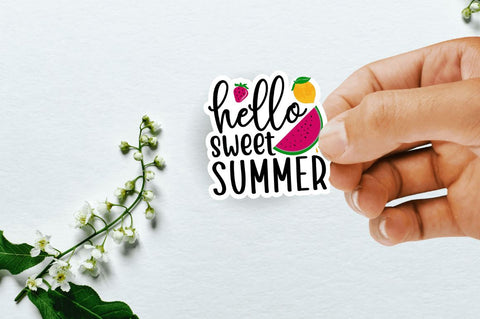 Summer Sweets Printable Stickers PNG Bundle Sublimation Regulrcrative 