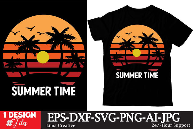 Summer Time Retro Sunset ,Summer Sublimation ,Summer Retro Vintage T-shirt DEsign,SUmmer SVG ,Summer Rtero T-shirt DEsign BUndle SVG Insomnia Std 