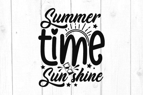 Summer Time Sun Shine Svg SVG cricutfilesmg 