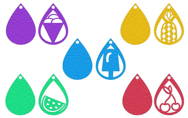 Summer Treats Earring Bundle SVG So Fontsy Design Shop 