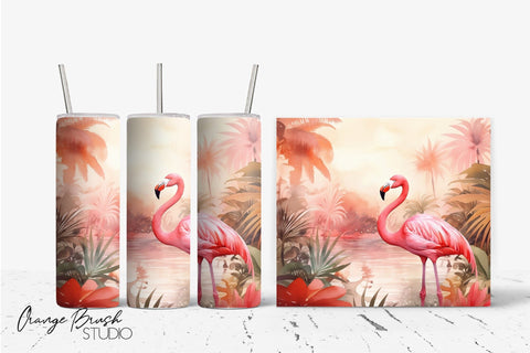 Summer Tumbler Wrap Bundle 6 PNG Sublumation Design Sublimation OrangeBrushStudio 