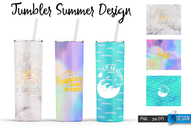 Summer Tumblers | Summer Tumbler Sublimation | PNG 20 Oz Tumbler | Tumbler Wrap Sublimation Fly Design 