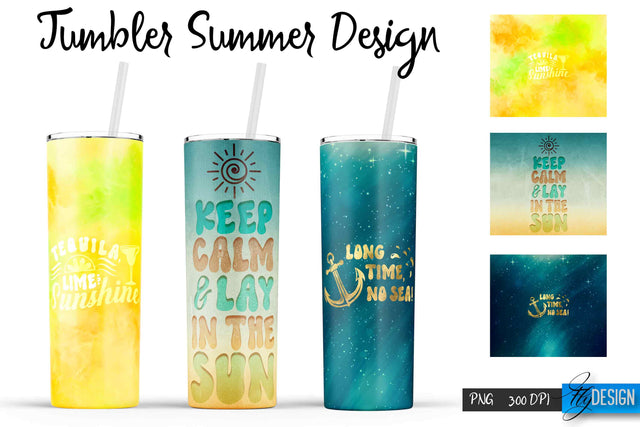 Summer Tumblers | Summer Tumbler Sublimation | PNG 20 Oz Tumbler | Tumbler Wrap Sublimation Fly Design 