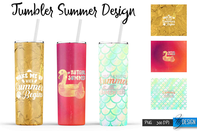 Summer Tumblers | Summer Tumbler Sublimation | PNG 20 Oz Tumbler | Tumbler Wrap Sublimation Fly Design 