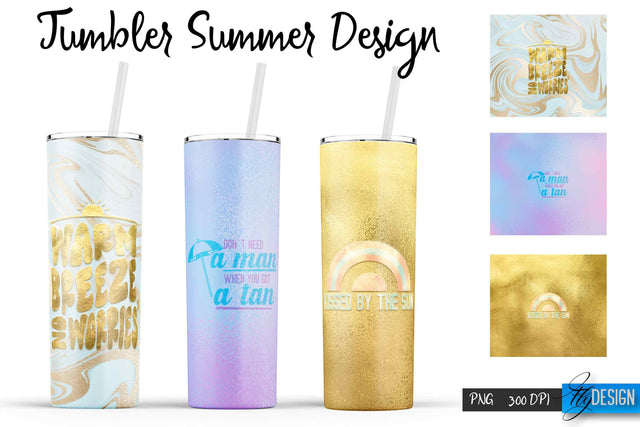 Summer Tumblers | Summer Tumbler Sublimation | PNG 20 Oz Tumbler | Tumbler Wrap Sublimation Fly Design 