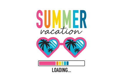 Summer Vacation Loading SVG SVG Caffeinated SVGs 