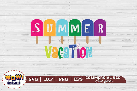 Summer vacation svg, Summer svg, Beach svg, Png, Dxf SVG Wowsvgstudio 