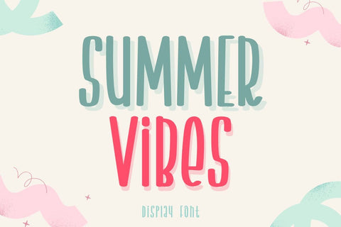 Summer Vibes Font Font AnningArts Design 