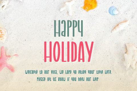 Summer Vibes Font Font AnningArts Design 