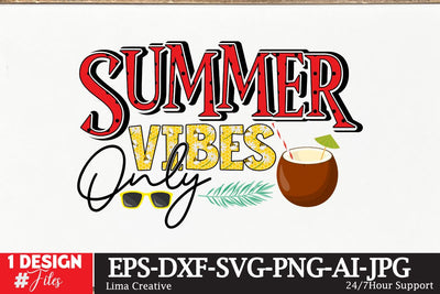 Summer Vibes Only Sublimation PNG Sublimation Insomnia Std 