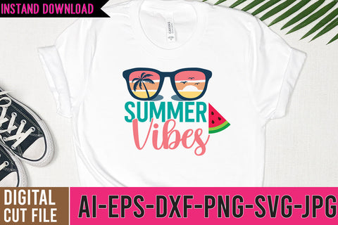 Summer Vibes Only SVG Cut File SVG BlackCatsMedia 