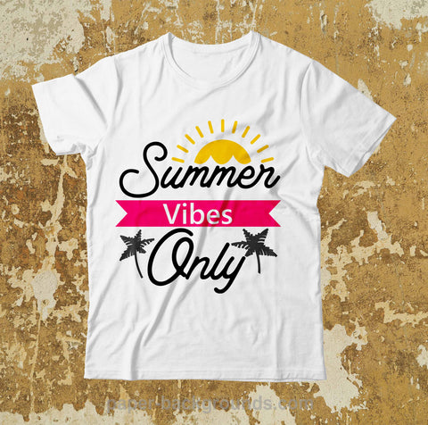 Summer Vibes Only SVG Design SVG BlackCatsMedia 