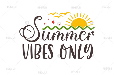 Summer vibes only SVG SVG Regulrcrative 