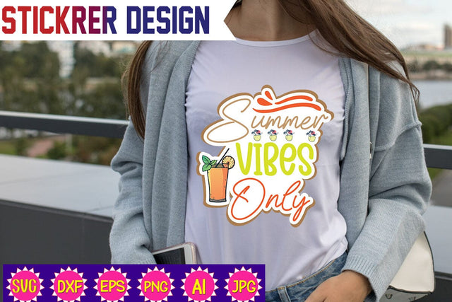 Summer Vibes Only,Summer Sticker Svg,Funny Beach Quotes Svg, Salty Svg, Png,Dxf,Summer Quotes Svg Bundle,Summer Bundle SVG, Beach Svg SVG Newmockups 